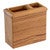 Teak Rectangular Toothbrush Holder