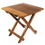 Teak Solid Top Fold-Away Table