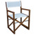Teak Square Director's Chair