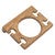 Teak Toothbrush Holder with Glass