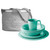 Teal Ripples 16-Piece Tableware Pack