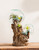 Two Glass Votives with Driftwood Stand