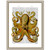 Vintage Yellow Octopus Front Framed Print