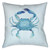 Watercolor Crab 18 x 18 Indoor Pillow