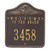 Welcome to the Beach House Number Plaque - Bronze and Gold