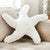 White 3-D Starfish Pillow
