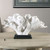 White Blade Coral Statue