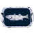White Fish on Navy Tray