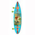 Winter Playground Surfboard Wood Personalized Sign - 12 x 44