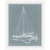 Yacht Sketches I Framed Print