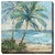 Aqua Palms 1 Outdoor Wall Art