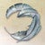 Banana Leaf Wall Art - Silver