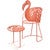 Flamingo Chair & Side Table Set
