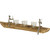 Rowing Team Carved Wood & Pewter Candleholder