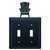 Adirondack Chair Double Switch Cover