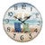Adirondack Chairs Beach Wall Clock