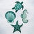 Ocean Blues Mosaic Wall Plaque - Sea Turtle