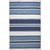 Carlsbad Navy Stripes Indoor/Outdoor Rug - 2 x 8