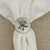 Aluminum Sand Dollar Napkin Rings - Set of 4