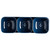 Anchor Cobalt 4-Piece Snack Set - OUT OF STOCK