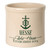 Anchor Lake House Personalized Crock - Green