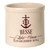 Anchor Lake House Personalized Crock - Red