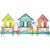 Colorful Cabanas Wall Art