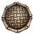 Woven Strands and Bamboo Knob - Set of 2