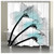Aqua Oceanic Orchid Shower Curtain