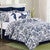 Indigo Coral Quilt Bedding Collection