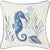 Sea Garden Seahorse Pillow