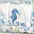 Sea Garden Seahorse Pillow