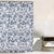 Indigo Coral Shower Curtain
