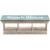 Beach House Wood Cubby Bench
