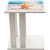 Starfish & Shells Wood Side Table