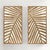 Palm Breeze Wood Wall Art - Set of 2