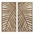 Palm Breeze Wood Wall Art - Set of 2