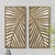 Palm Breeze Wood Wall Art - Set of 2