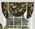 Tropical Noir Tie Up Valance