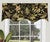 Tropical Noir Scalloped Filler Valance