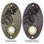 Sleepy Mermaid Oval Doorbell