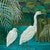 Egret Pair Canvas Wall Art