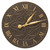 Artisan Flower Indoor/Outdoor Wall Clock - French Bronze