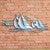 Blue Stripe Sailboats Wall Art