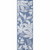 Fiji Flowers Blue Rug - 3 x 10 - OUT OF STOCK UNTIL 06/25/2025
