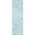 Fiji Flowers Aqua Rug - 2 x 7