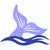 Mermaid Dive Pink Wall Art
