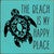 Happy Place Turtle Wood Sign