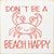 Happy Crab Wood Sign