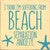 Beach Separation Anxiety Wood Sign
